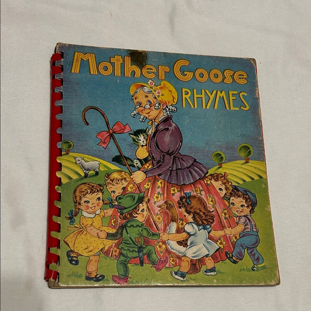 Vintage Mother Goose Rhymes, Saalfield 1943